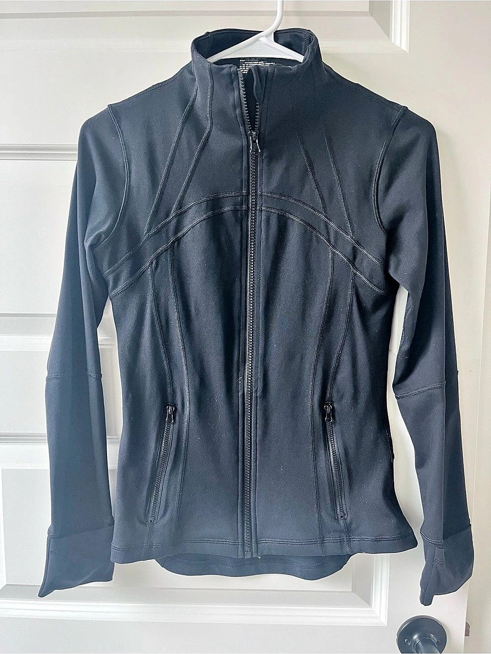 Queenieke Cottony-Soft Full Zip Slim Fit Athletic Jacket Athletic Jacket Black X